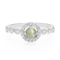 Anello in argento con Alessandrite Occhio di Gatto