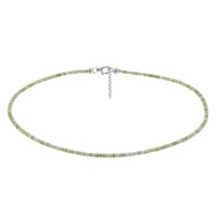 Collana in argento con Opale Verde