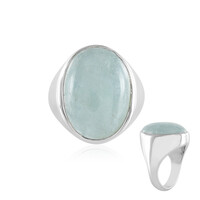 Anello in argento con Acquamarina Brasiliana