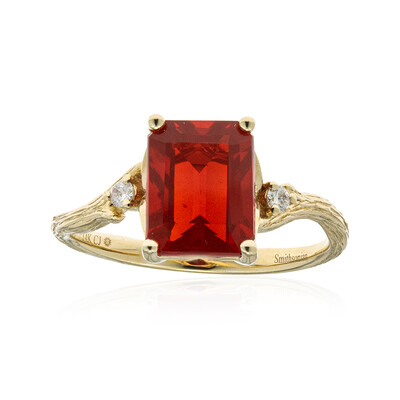 Anello in oro con Opale di Fuoco Messicano (Smithsonian)