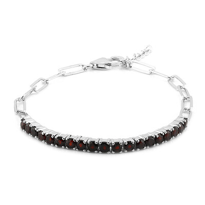 Bracciale in argento con Granato