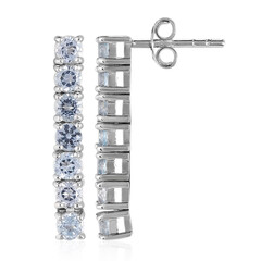 Orecchini in argento con Topazio Blu Cielo