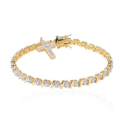 Bracciale in ottone con Diamante I3 (I) (Juwelo Style)