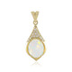 Ciondolo in oro con Opale di Welo (Adela Gold)