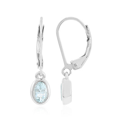 Orecchini in argento con Acquamarina
