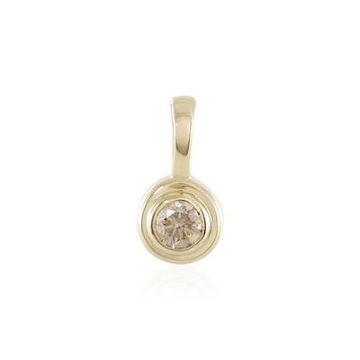 Ciondolo in oro con Diamante Champagne I2