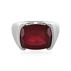 Anello in argento con Rubino del Madagascar