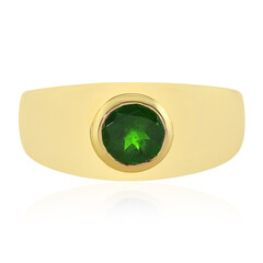 Anello in argento con Diopside Russo