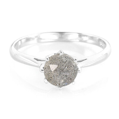 Anello in argento con Labradorite