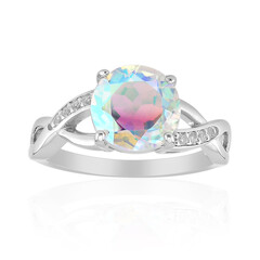 Anello in argento con Quarzo Moonlight