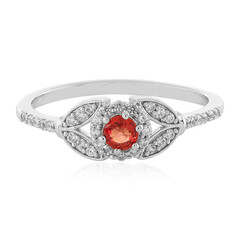 Anello in argento con Rubino Tramonto