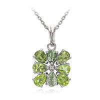 Collana in argento con Tormalina Paraíba