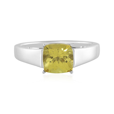 Anello in argento con Apatite Dorata
