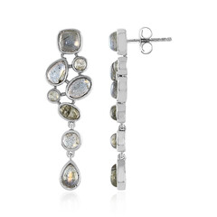Orecchini in argento con Labradorite Ramata Maniry (KM by Juwelo)