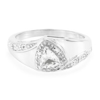 Anello in argento con Goshenite