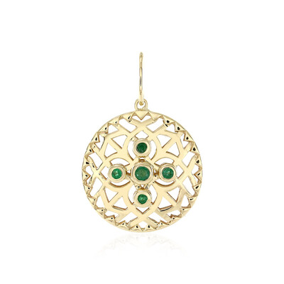 Ciondolo in oro con Smeraldo Brasiliano (Ornaments by de Melo)