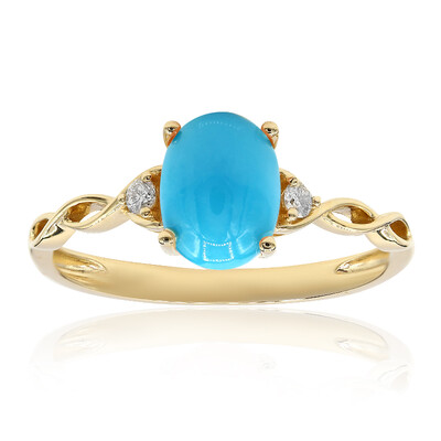 Anello in oro con Turchese Arizona (CIRARI)