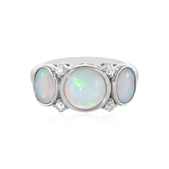 Anello in argento con Opale di Welo