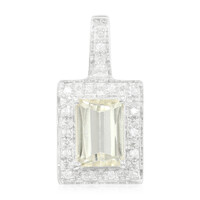 Ciondolo in argento con Kunzite Canarino