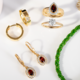 Anello in argento con Topazio Bianco