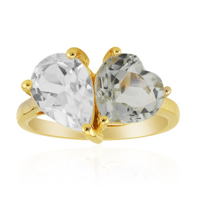 Anello in argento con Topazio Bianco