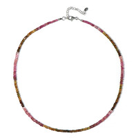 Collana in argento con Tormalina Rosa