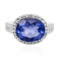 Anello in argento con Fluorite Cangiante