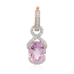 Ciondolo in oro con Kunzite