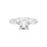 Anello in argento con Quarzo Bianco