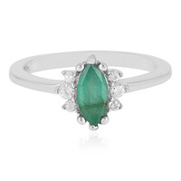 Anello in argento con Smeraldo Socoto