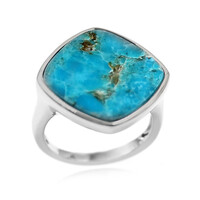 Anello in argento con Turchese Kingman Mohave Blu (Faszination Türkis)