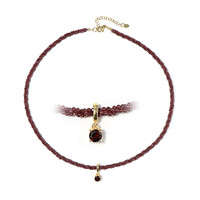 Collana in argento con Granato d’India
