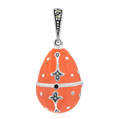 Ciondolo in argento con Marcassite