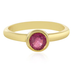 Anello in argento con Zaffiro Rosa del Madagascar
