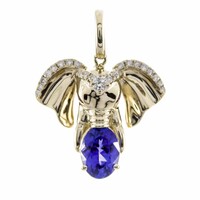 Ciondolo in oro con Tanzanite AAA (CIRARI)