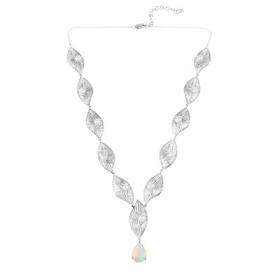 Collana in oro con Opale di Welo AAA (Ornaments by de Melo)