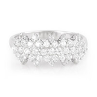 Anello in argento con Zircone