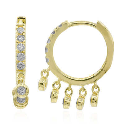 Orecchini in oro con Diamante I1 (H) (CIRARI)