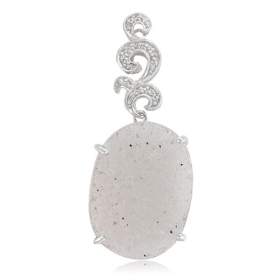 Ciondolo in argento con Agata Glitter