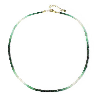 Collana in argento con Smeraldo Brasiliano