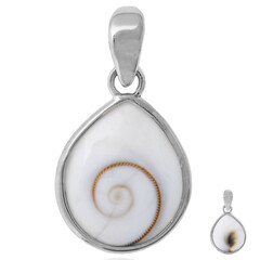Ciondolo in argento con Occhio di Shiva