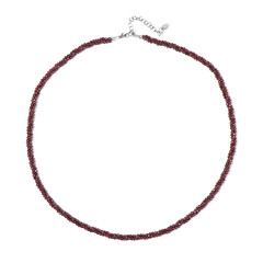 Collana in argento con Granato d’India