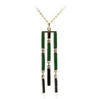 Collana in argento con Topazio Bianco