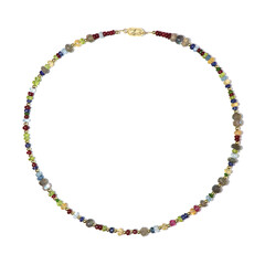 Collana in argento con Acquamarina Brasiliana (Adela Silber)