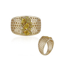Anello in oro con Zaffiro Giallo (Ornaments by de Melo)
