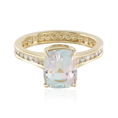 Anello in oro con Tormalina Bicolore (de Melo)