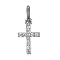 Ciondolo in argento con Topazio Bianco