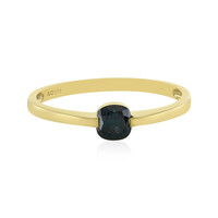 Anello in oro con Diamante Blu I4