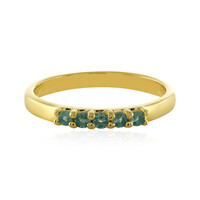 Anello in argento con Indicolite