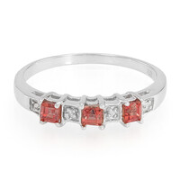 Anello in argento con Rubino Tramonto
